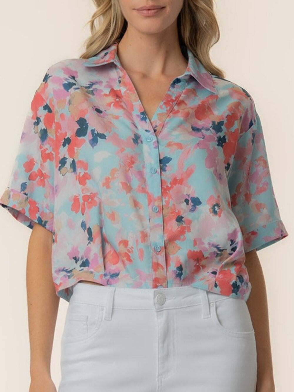 Kut from the Kloth Donna Top in Sky Size MEDIUM, NEW w/ TAGS